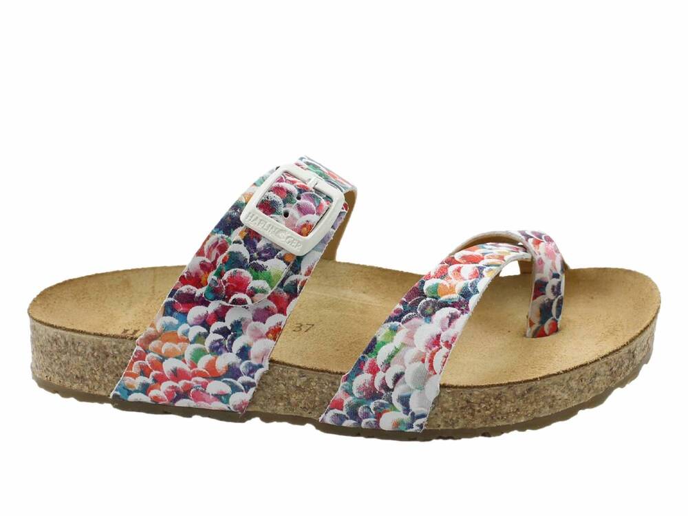 NEW HAFLINGER women's juno casual sandals in multi bubble